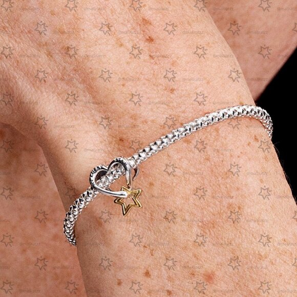 Pandora Lucky Star & Heart Charm - Picture 4 of 6